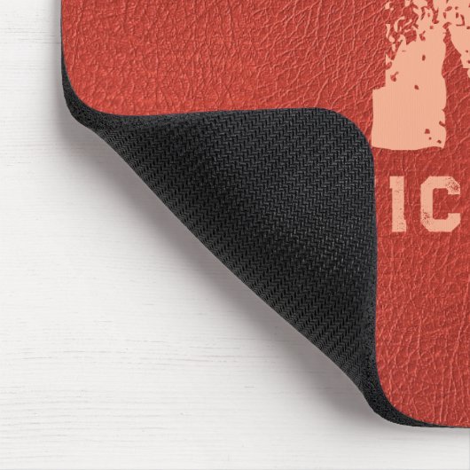 Benutzerdefinierter Text für den Namen Leder des M Mousepad (Ecke)