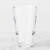 Benutzerdefinierter Text für den weiblichen Tennis Glas (Links)