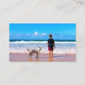 Benutzerdefinierter Text für die Foto-Visitenkarte Visitenkarte (Rückseite)