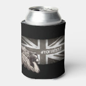 Benutzerdefinierter Text für die Maus mit schwarze Dosenkühler (Kanne Vorderseite)