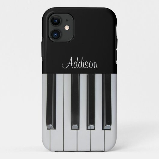 Benutzerdefinierter Text für Ebony und Elfenbeinkü Case-Mate iPhone Hülle (Rückseite)