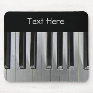 Benutzerdefinierter Text für Ebony und Elfenbeinkü Mousepad