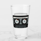 Benutzerdefinierter Text für ein Casette-Tape zurü Glas (Vorderseite)