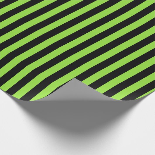 Benutzerdefinierter Text für ein Halloween-Schwarz Geschenkpapier (Ecke)