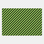 Benutzerdefinierter Text für ein Halloween-Schwarz Geschenkpapier Set (Vorderseite 2)