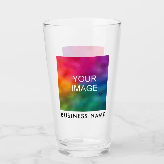 Benutzerdefinierter Text für Firmenlogos oder Bild Glas (Vorderseite)