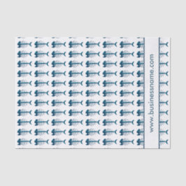 Benutzerdefinierter Text für Fish Bones Seidenpapier