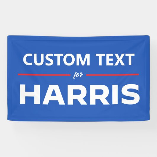 Benutzerdefinierter Text für Harris 2024 Banner (Horizontal)