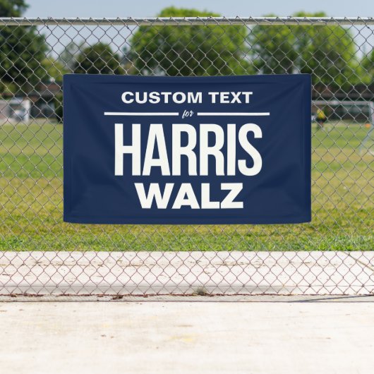 Benutzerdefinierter Text für Harris Walz Banner (Insitu)
