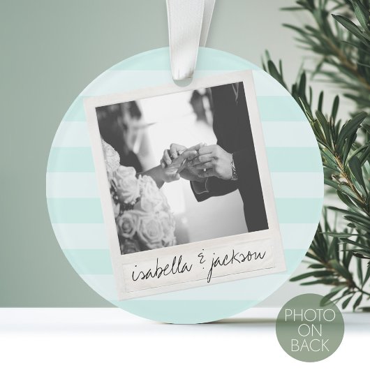 Benutzerdefinierter Text für Instagram-Foto Ornament