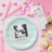 Benutzerdefinierter Text für Instagram-Foto Pappteller (Party)