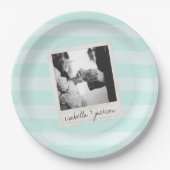 Benutzerdefinierter Text für Instagram-Foto Pappteller (Vorderseite)