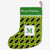 Benutzerdefinierter Text für JAMAICA-Flag Kleiner Weihnachtsstrumpf (Rückseite)