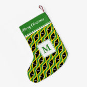 Benutzerdefinierter Text für JAMAICA-Flag Kleiner Weihnachtsstrumpf (Rückseite (Hängend))