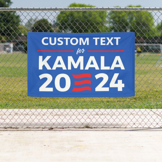 Benutzerdefinierter Text für Kamala 2024 Banner (Insitu)