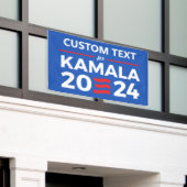 Benutzerdefinierter Text für Kamala 2024 Banner (Äußeres Gebäude)