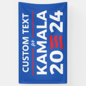 Benutzerdefinierter Text für Kamala 2024 Banner (Vertikal)