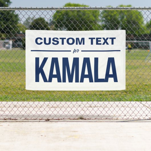 Benutzerdefinierter Text für Kamala Banner (Insitu)