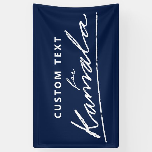 Benutzerdefinierter Text für Kamala Banner (Vertikal)