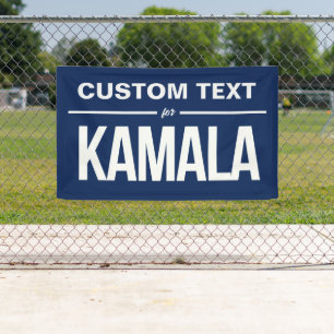 Benutzerdefinierter Text für Kamala Banner