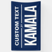 Benutzerdefinierter Text für Kamala Banner (Vertikal)