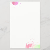 Benutzerdefinierter Text für kreative Wasserfarben Flyer (Hinten)