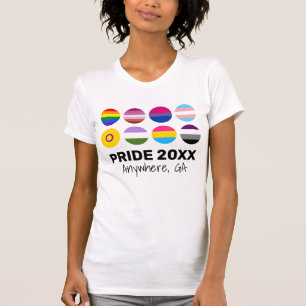 Benutzerdefinierter Text für LGBTQ+-Einheit T-Shirt
