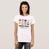 Benutzerdefinierter Text für LGBTQ+-Einheit T-Shirt (Vorne ganz)