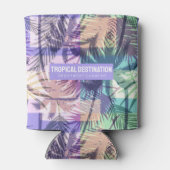 Benutzerdefinierter Text für Palm Trees Dosenkühler (Rückseite)