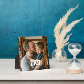 Benutzerdefinierter Text für Papa Established Mode Fotoplatte (InSitu)