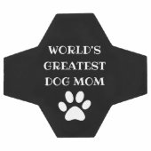 Benutzerdefinierter Text für personalisierte Hunde Fußball (Flach)