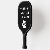 Benutzerdefinierter Text für personalisierte Hunde Pickleball Schläger (Links)