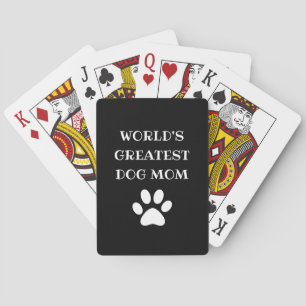 Benutzerdefinierter Text für personalisierte Hunde Spielkarten