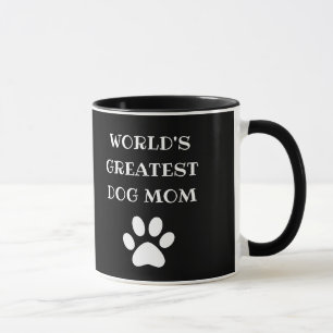 Benutzerdefinierter Text für personalisierte Hunde Tasse