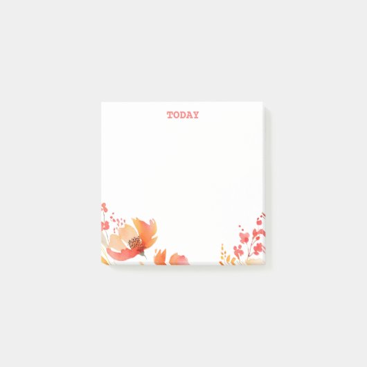 Benutzerdefinierter Text für Wasserfarben Post-it Klebezettel (Vorderseite)