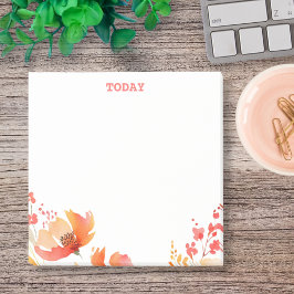 Benutzerdefinierter Text für Wasserfarben Post-it Klebezettel