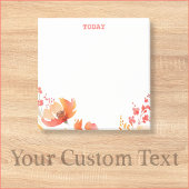 Benutzerdefinierter Text für Wasserfarben Post-it Klebezettel