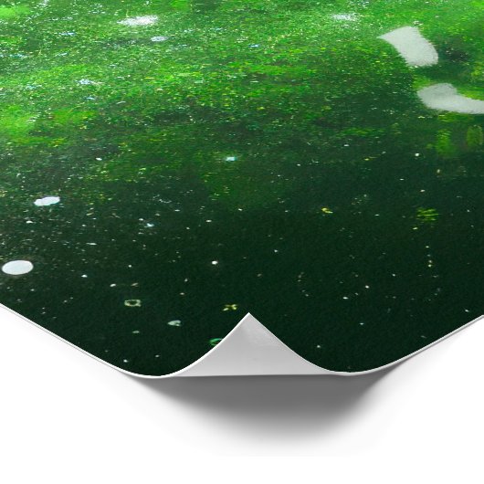 Benutzerdefinierter Text-Fußball Poster (Ecke)