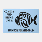 Benutzerdefinierter Text Fußmatte (Vorderseite)