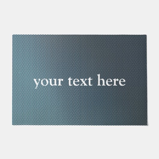 benutzerdefinierter Text Fußmatte (Vorderseite)