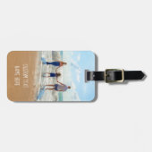 Benutzerdefinierter Text-Gepäckanhänger - Ihr eige Gepäckanhänger (Vorderseite horizontal)