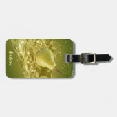 Benutzerdefinierter Text - Gepäckmarke "Birnenschl Gepäckanhänger (Vorderseite horizontal)