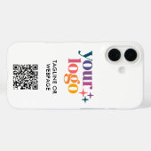 Benutzerdefinierter Text Geschäft Unternehmenslogo Case-Mate iPhone Hülle (Rückseite (Horizontal))