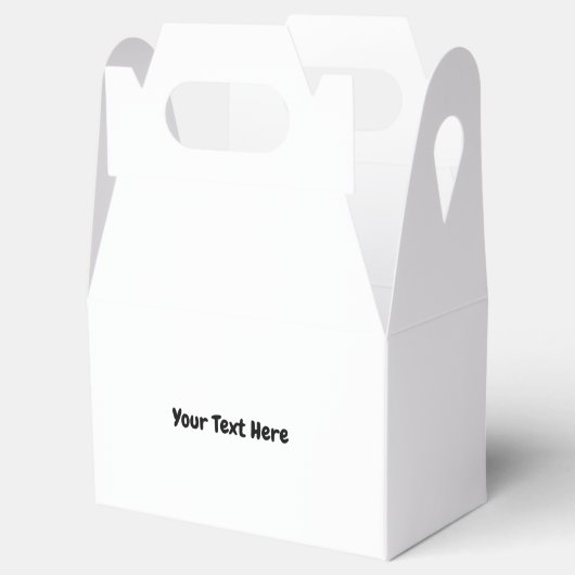 Benutzerdefinierter Text Geschenkschachtel (Geöffnet)