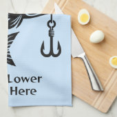 Benutzerdefinierter Text Geschirrtuch (Viertel Falte)