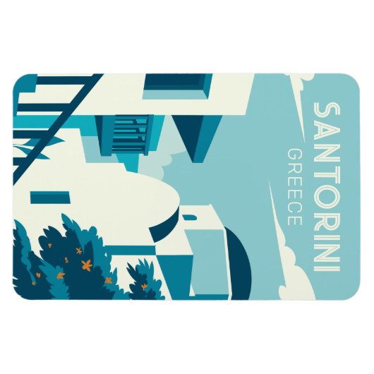 Benutzerdefinierter Text Griechenland Magnet (Horizontal)