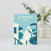 Benutzerdefinierter Text Griechenland Postkarte (Stehend Vorderseite)