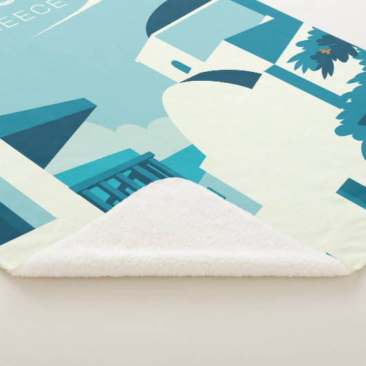 Benutzerdefinierter Text Griechenland Sherpadecke (3/4)