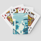 Benutzerdefinierter Text Griechenland Spielkarten (Rückseite)