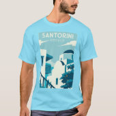 Benutzerdefinierter Text Griechenland T-Shirt (Vorderseite)